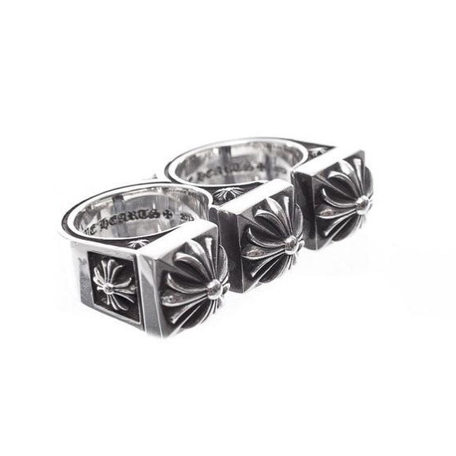 authentic chrome hearts knuckle - premium designer jewelry front view
