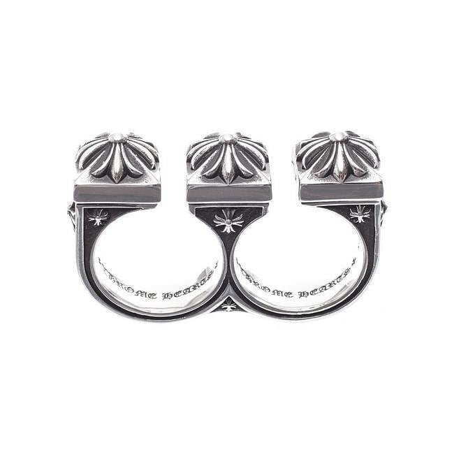 authentic chrome hearts knuckle - premium designer jewelry front view