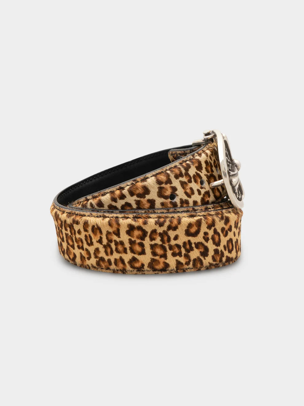 authentic chrome hearts leopard belt​ - premium designer jewelry front view
