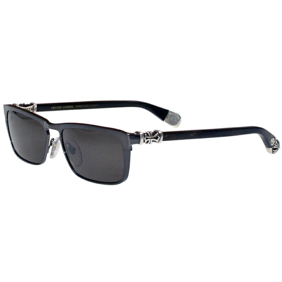 authentic chrome hearts meat wallet eyeglasses - premium designer jewelry front view