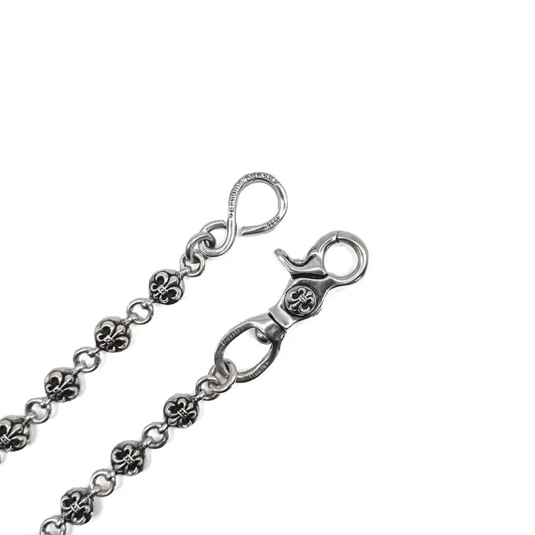 authentic chrome hearts pants chain - premium designer jewelry front view