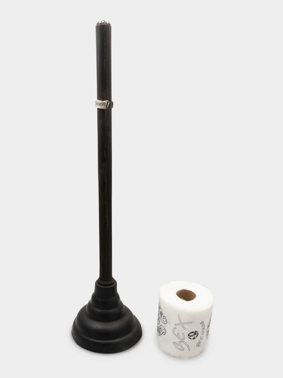 authentic chrome hearts plunger - premium designer jewelry front view