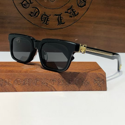 authentic chrome hearts see you in tea glasses - premium designer jewelry front view
