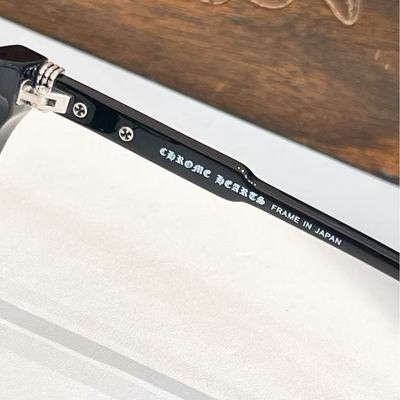 authentic chrome hearts stiffilis sunglasses - premium designer jewelry front view