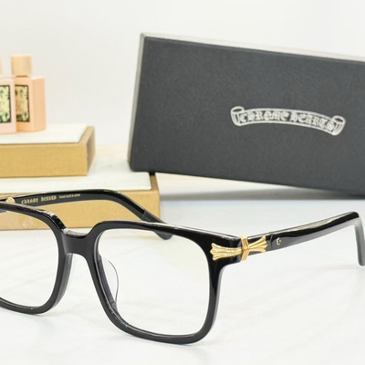 authentic chrome hearts thirst trap glasses - premium designer jewelry front view