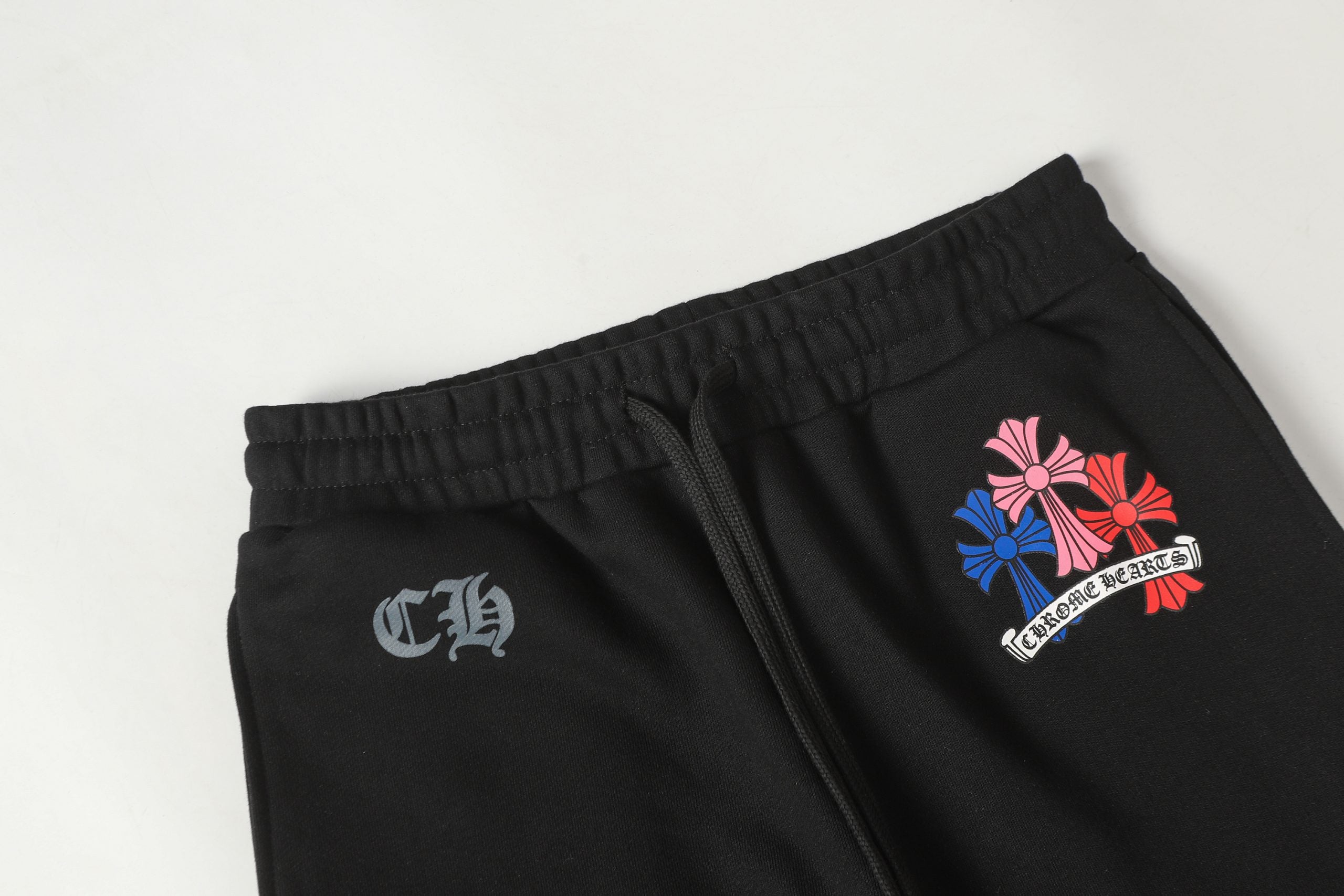 authentic chrome hearts triple cross sweatpants​ - premium designer jewelry front view