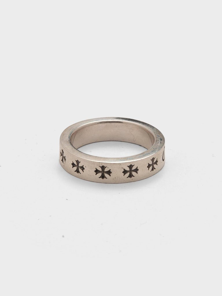 authentic chrome hearts wedding ring​ - premium designer jewelry front view