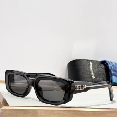 authentic chrome hearts zelda glasses - premium designer jewelry front view