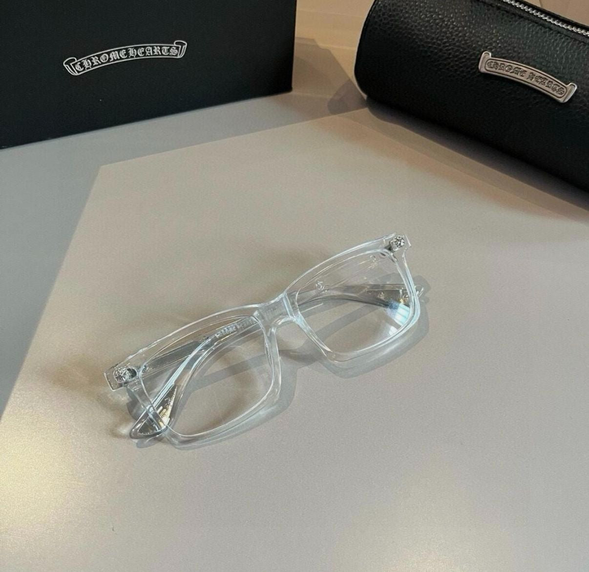 Chrome Hearts Clear Glasses