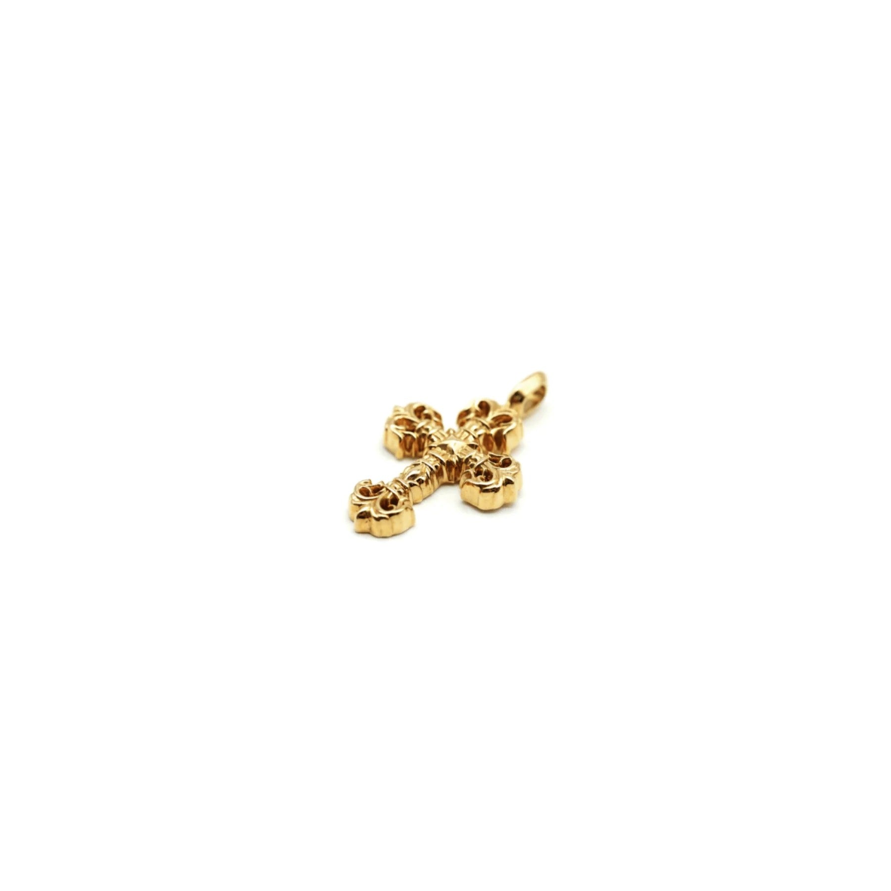 Chrome Hearts Gold Cross Necklace