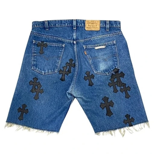 Chrome Heart Jean Shorts