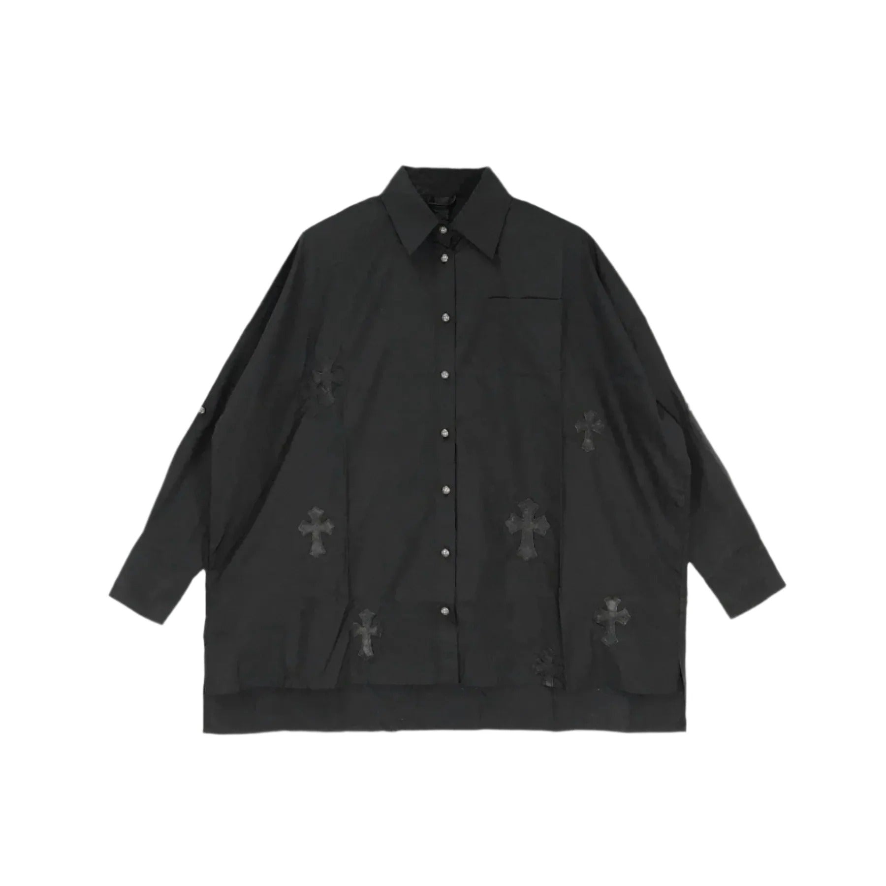 Chrome Heart Button Up Shirt - Chrome Hearts
