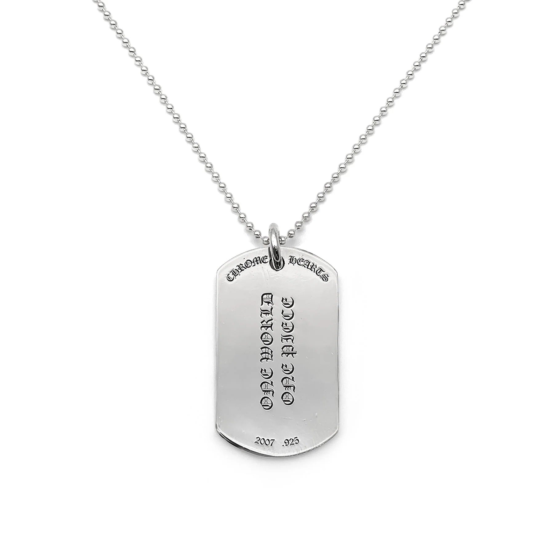 Chrome Hearts Dog Tag Necklace