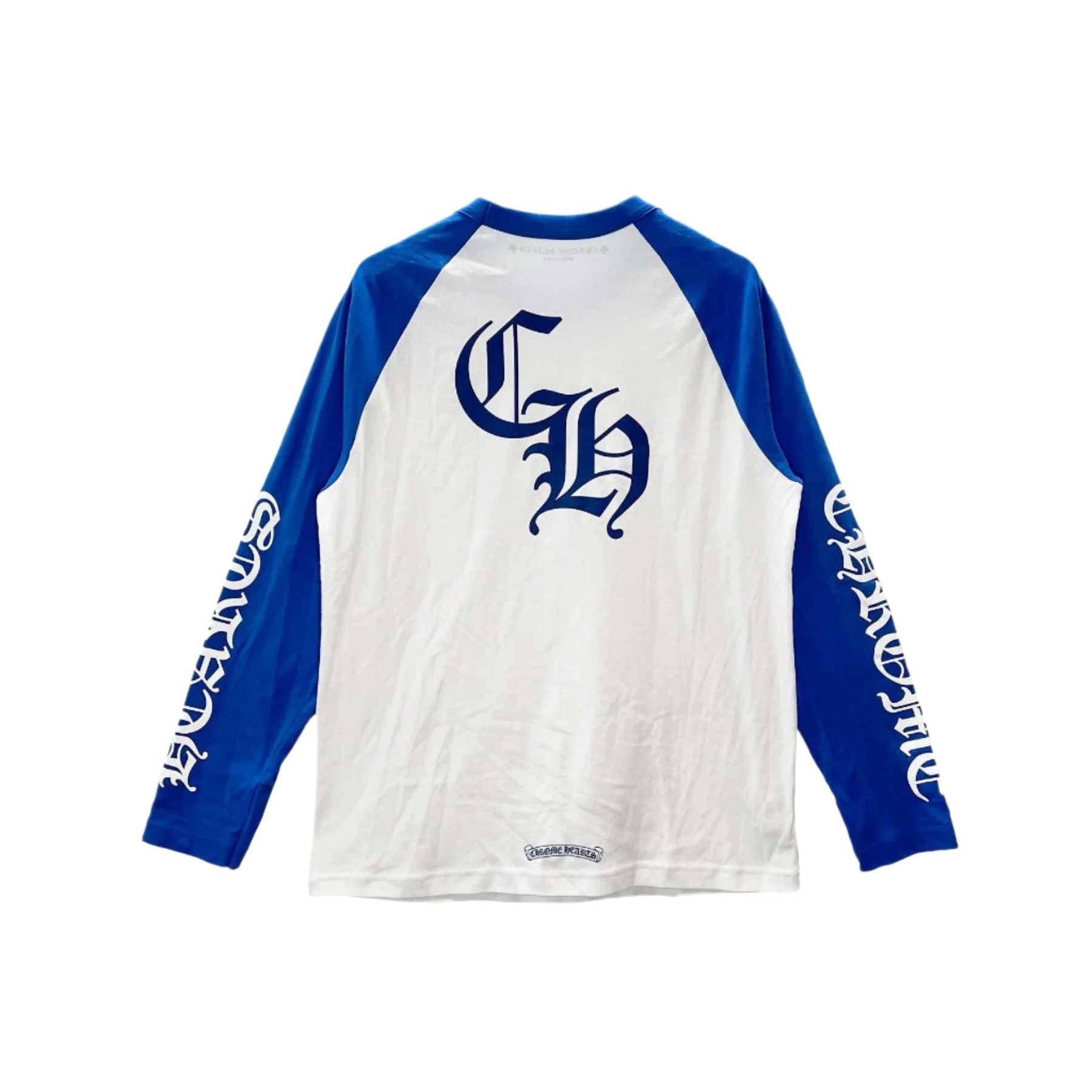 Blue And White Chrome Heart Shirt - Chrome Hearts