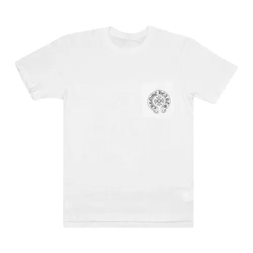 White Chrome Heart Shirt