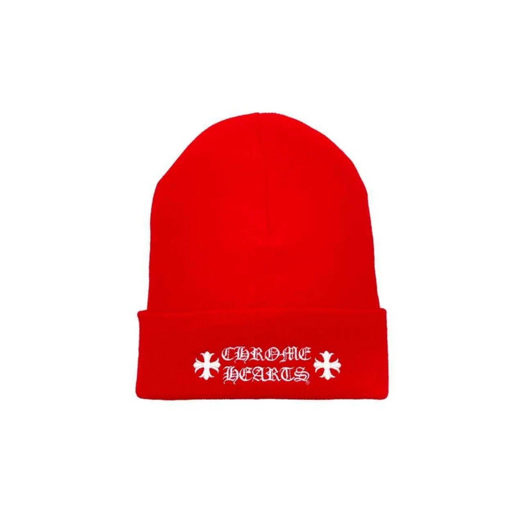 Chrome Heart Beanie Red - Chrome Hearts