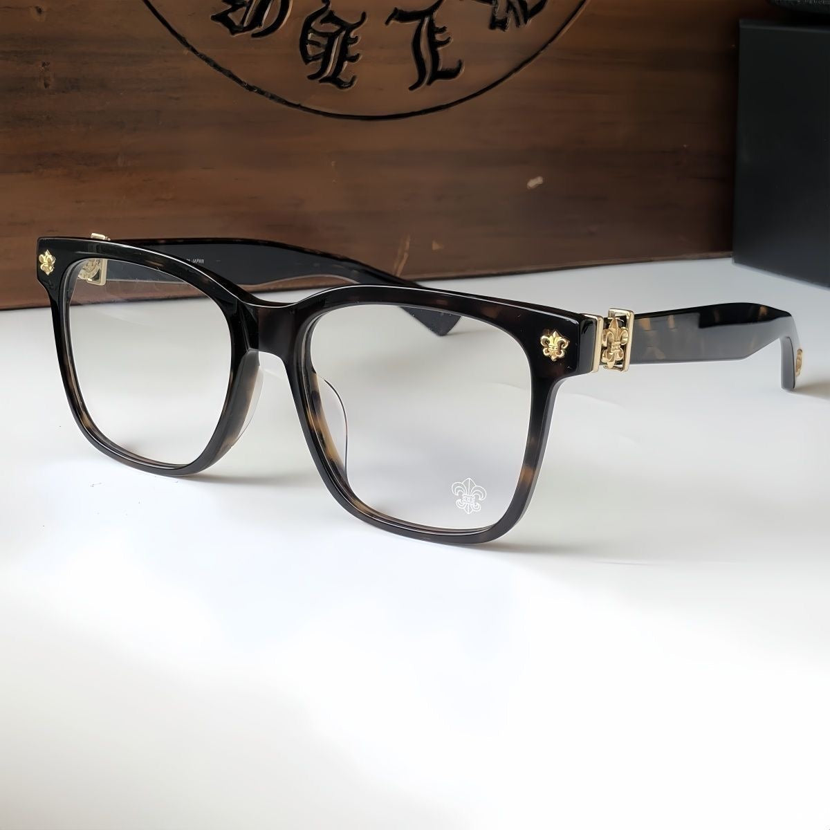 authentic chrome hearts cox ucker glasses​ - premium designer jewelry front view