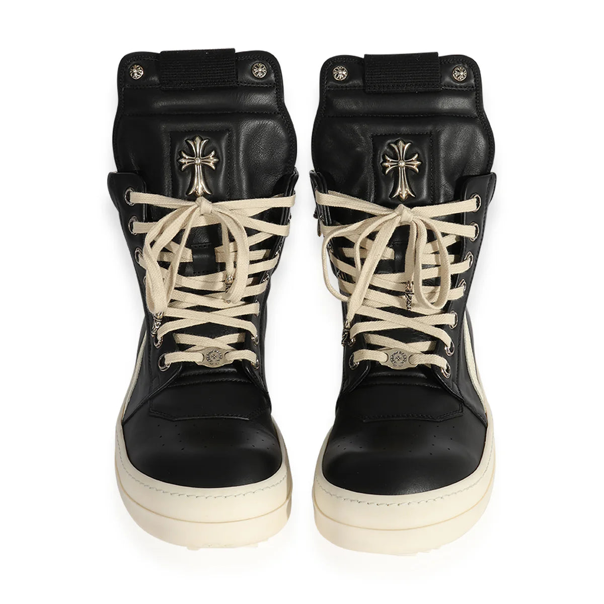 authentic rick owens geobasket chrome hearts​ - premium designer jewelry front view